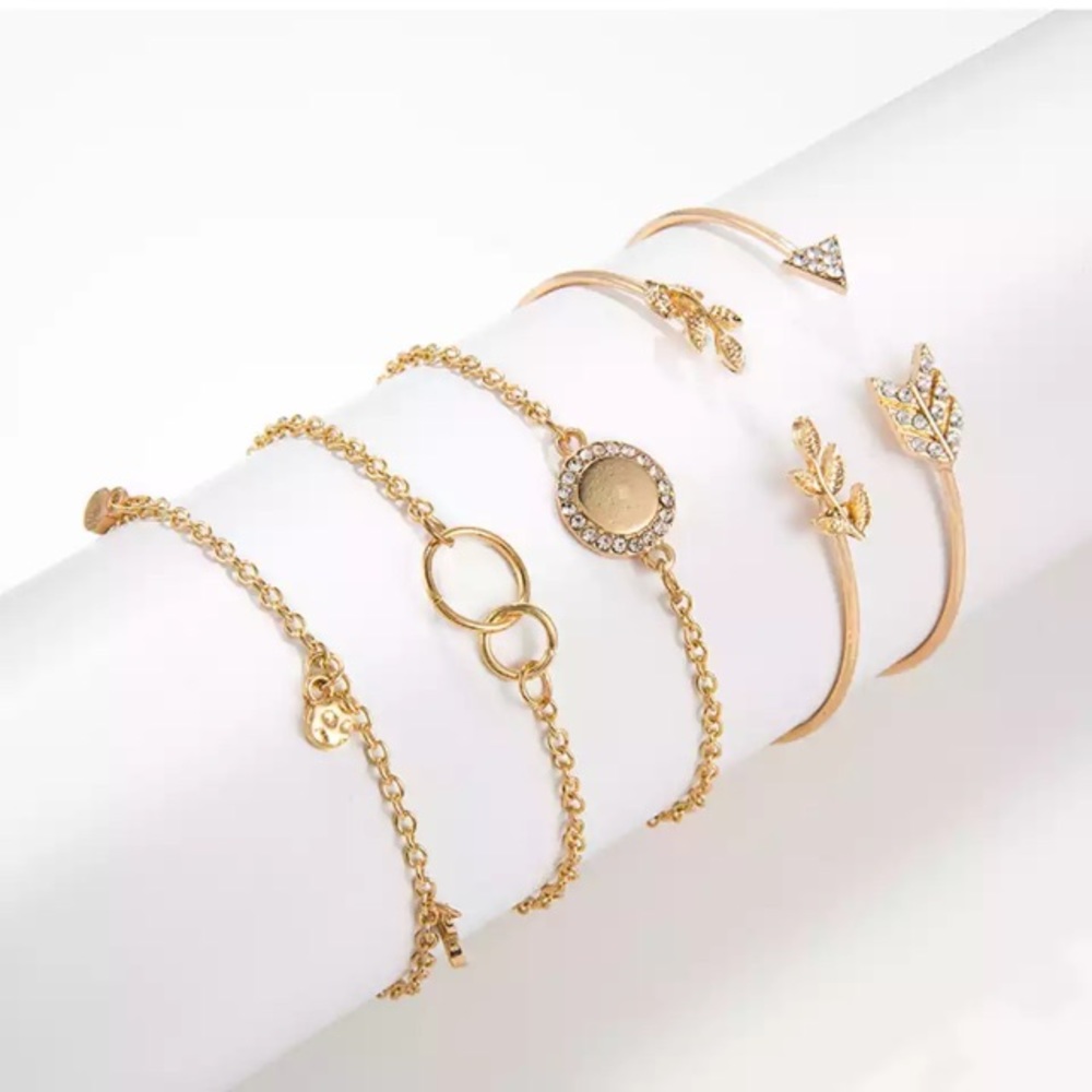 Last one! Beautiful 5 piece bangle bracelet - Picture 4 of 7
